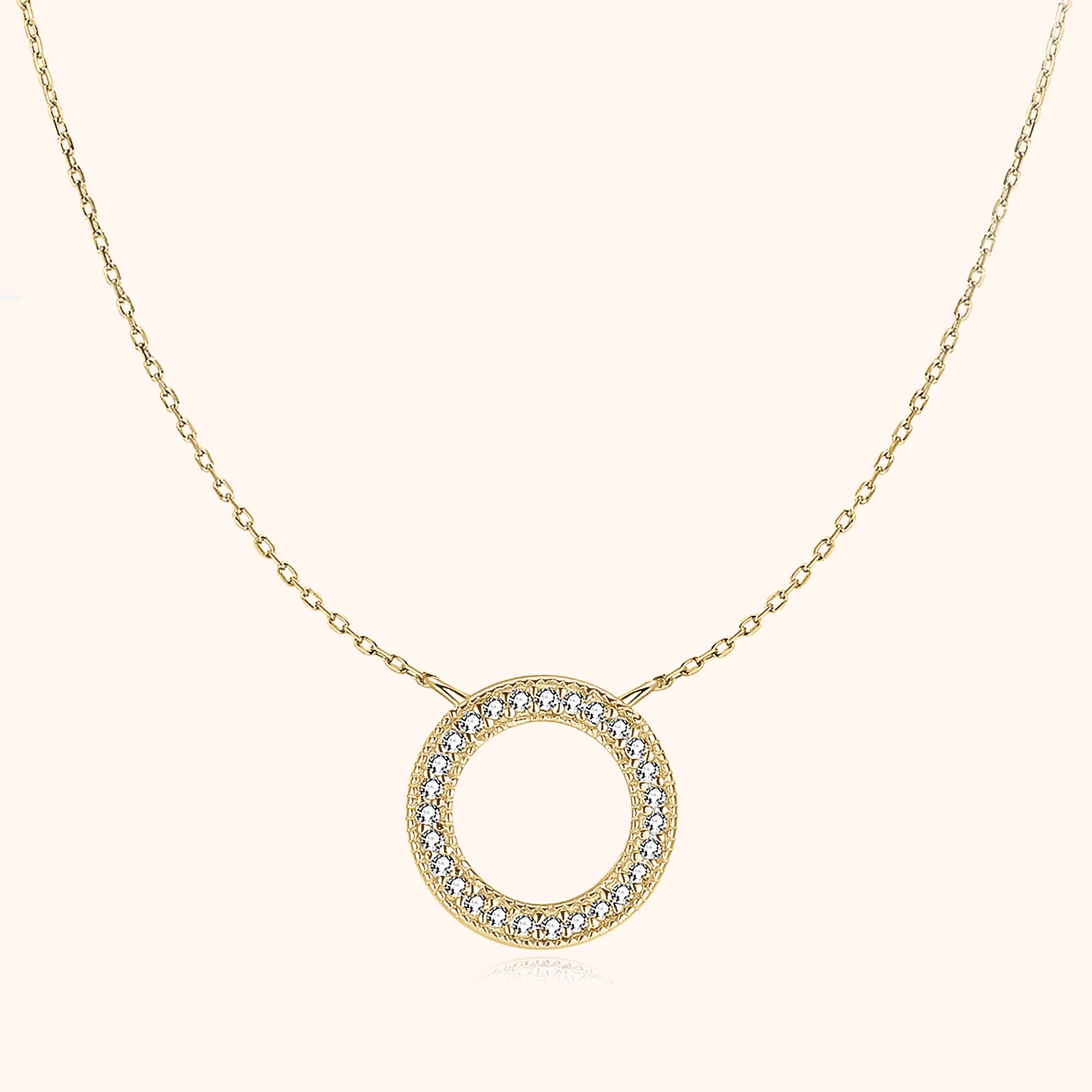"Radiant Circle" Necklace - SophiaJewels