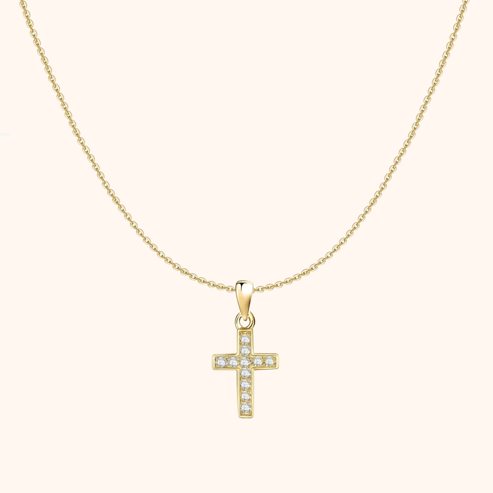 "Luminous Cross" Necklace - SophiaJewels