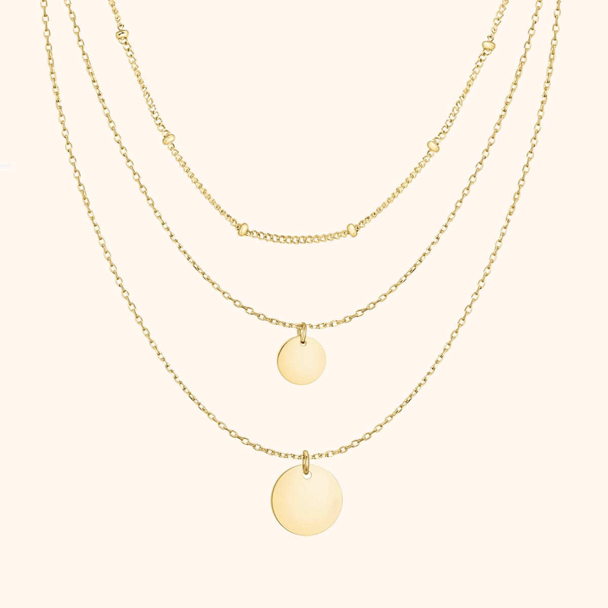 "Trple Chains" Necklace - SophiaJewels