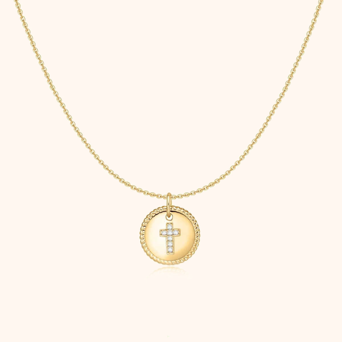 "Medal Cross" Necklace