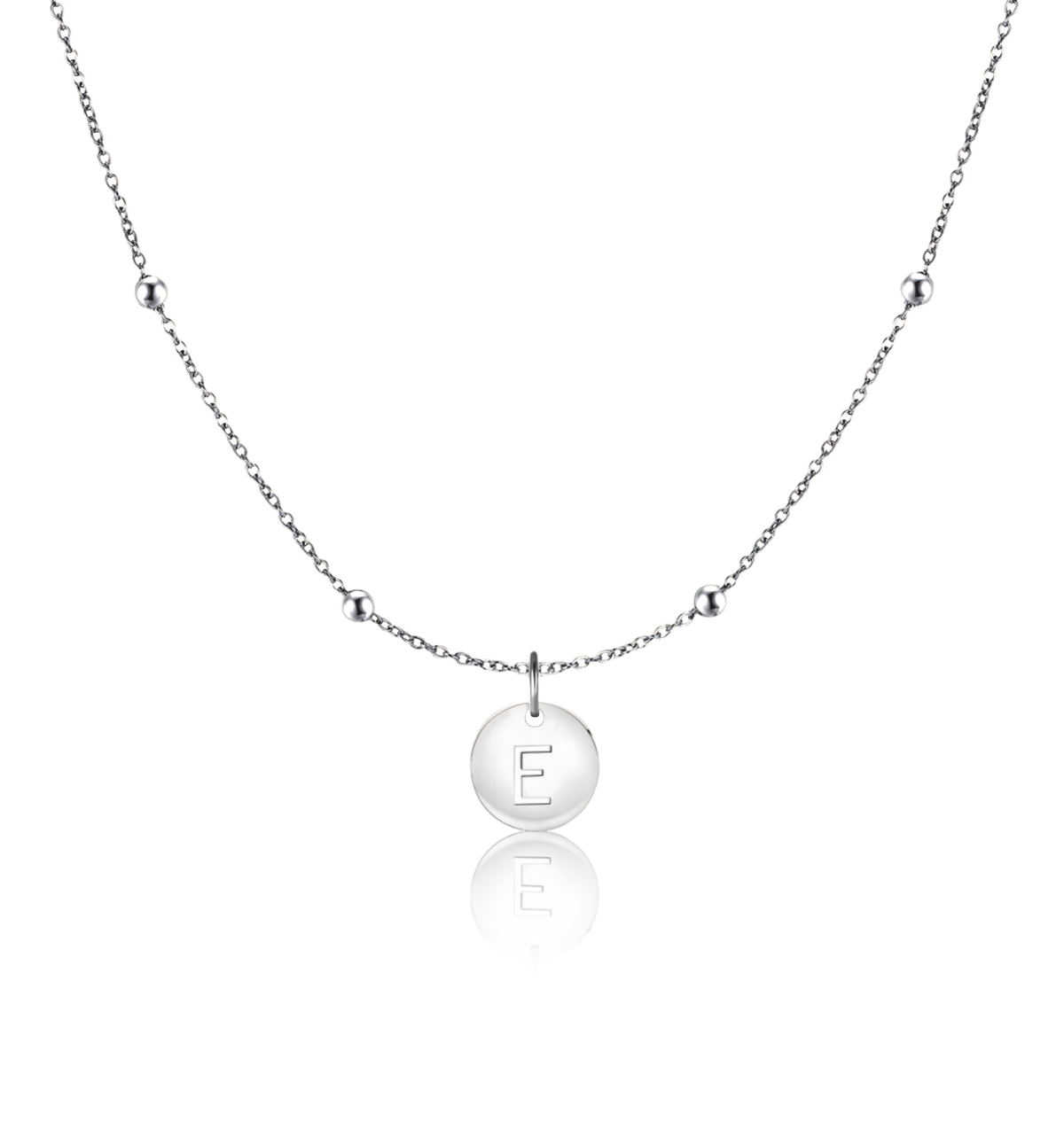 Initial Circle Necklace