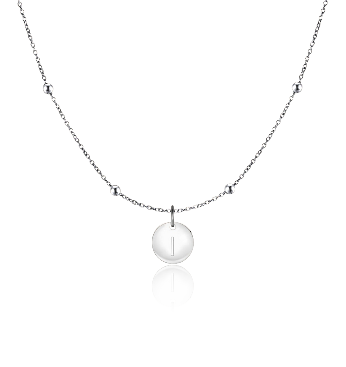 Initial Circle Necklace