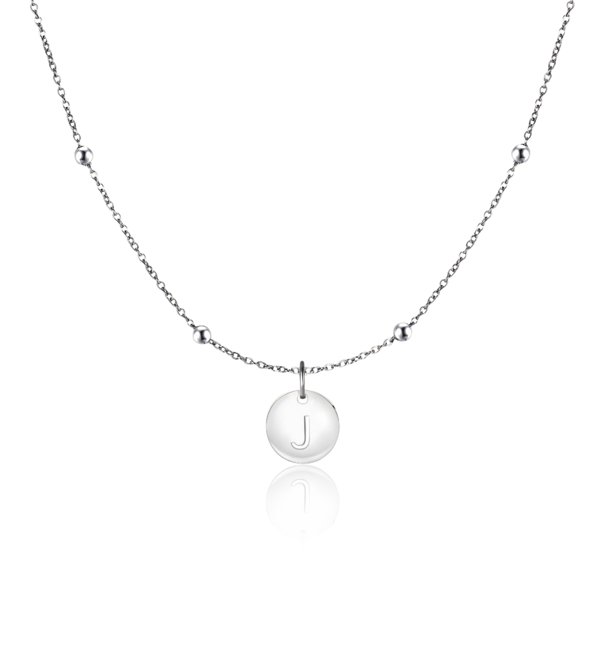 Initial Circle Necklace