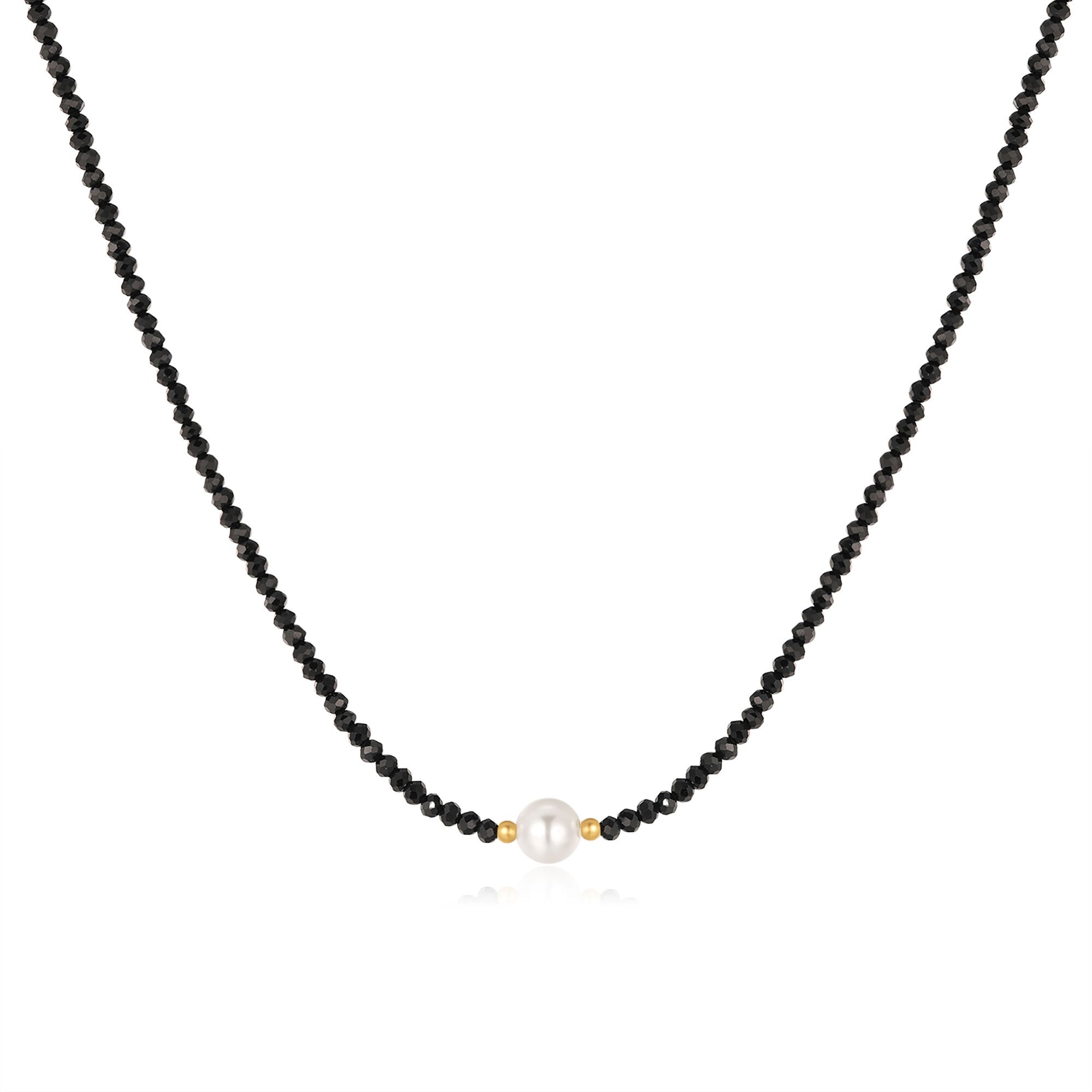 "Monochrome Pearl" Necklace - SophiaJewels