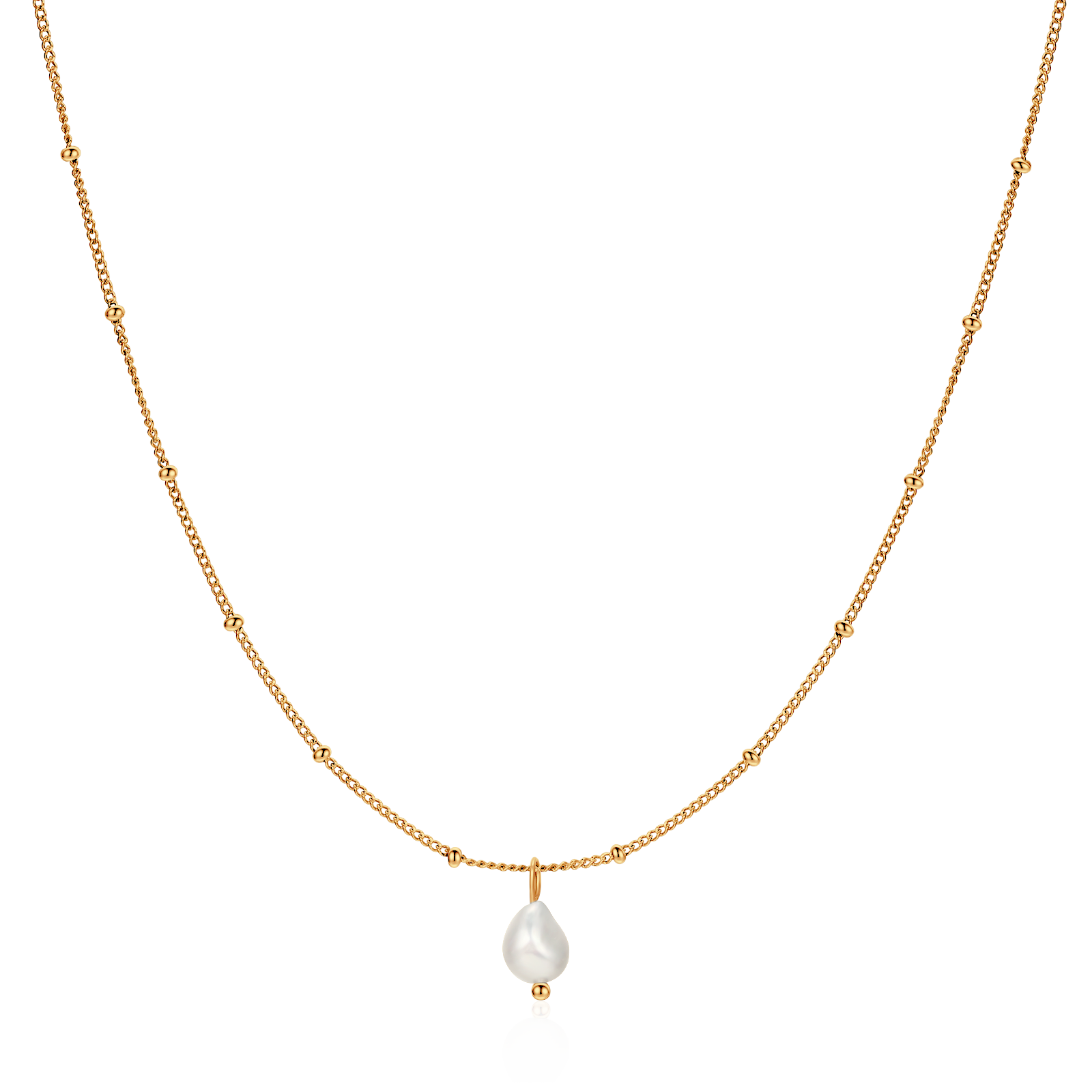 Drop Pearl Necklace