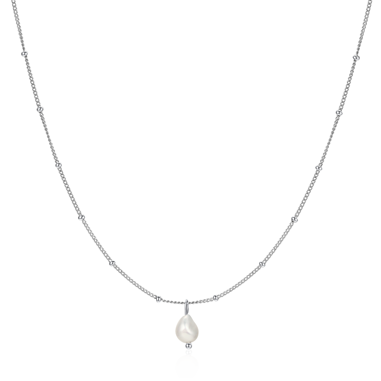Drop Pearl Necklace