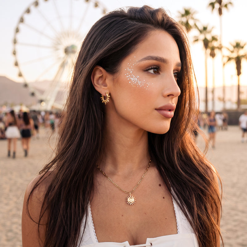 Sunbeams Hoop Earrings
