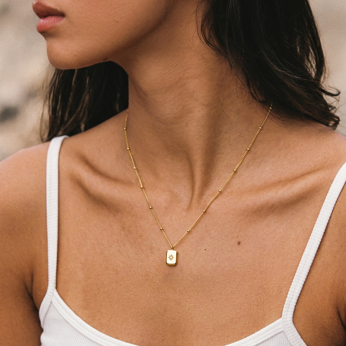 Framed Star Necklace