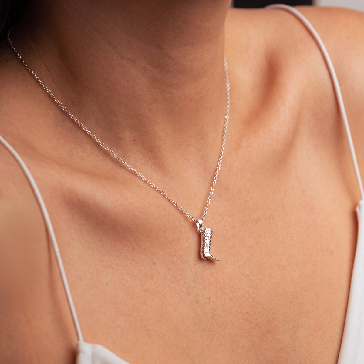 Cowboy Boot Necklace