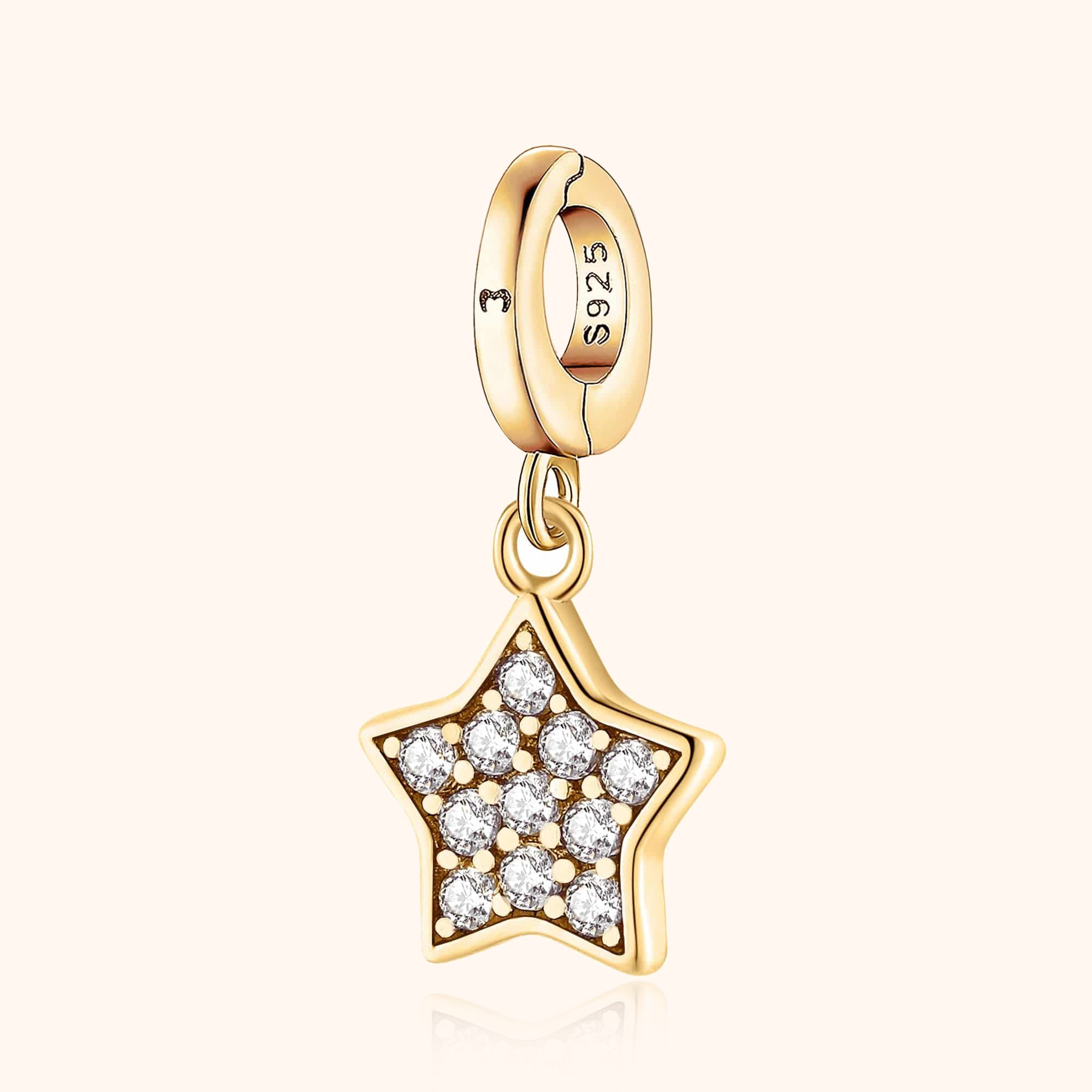 "Zirconia Star" Charm