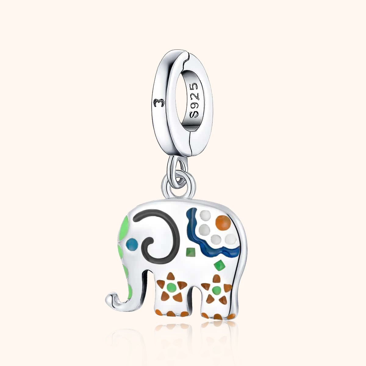 "Indian Elephant" Charm