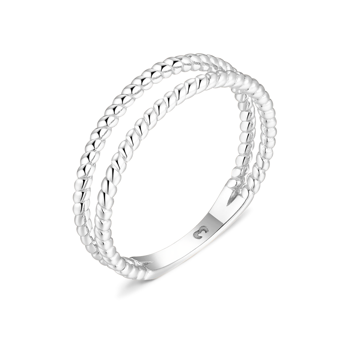 Twisted Lines Ring