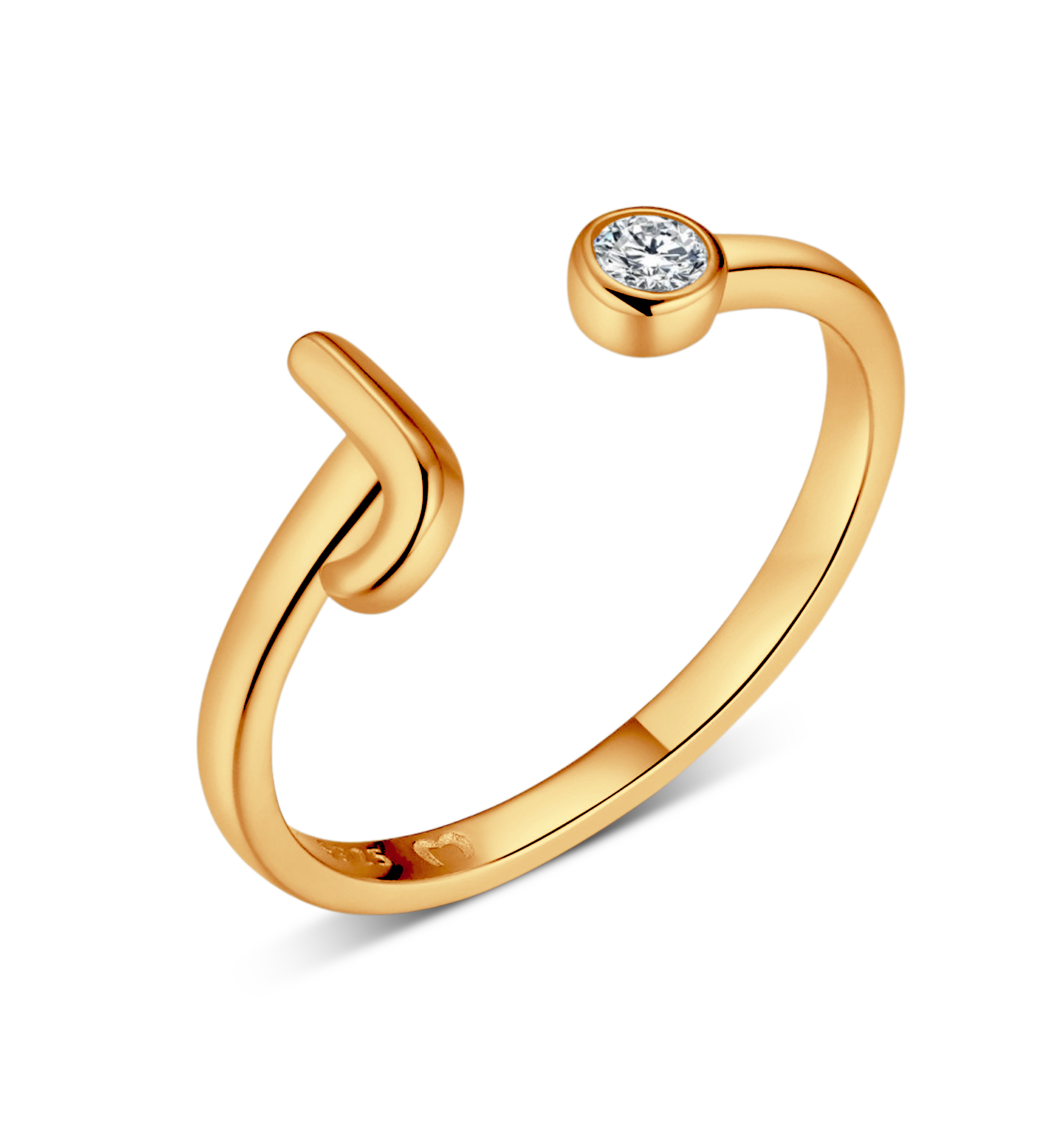 Top Letter Ring