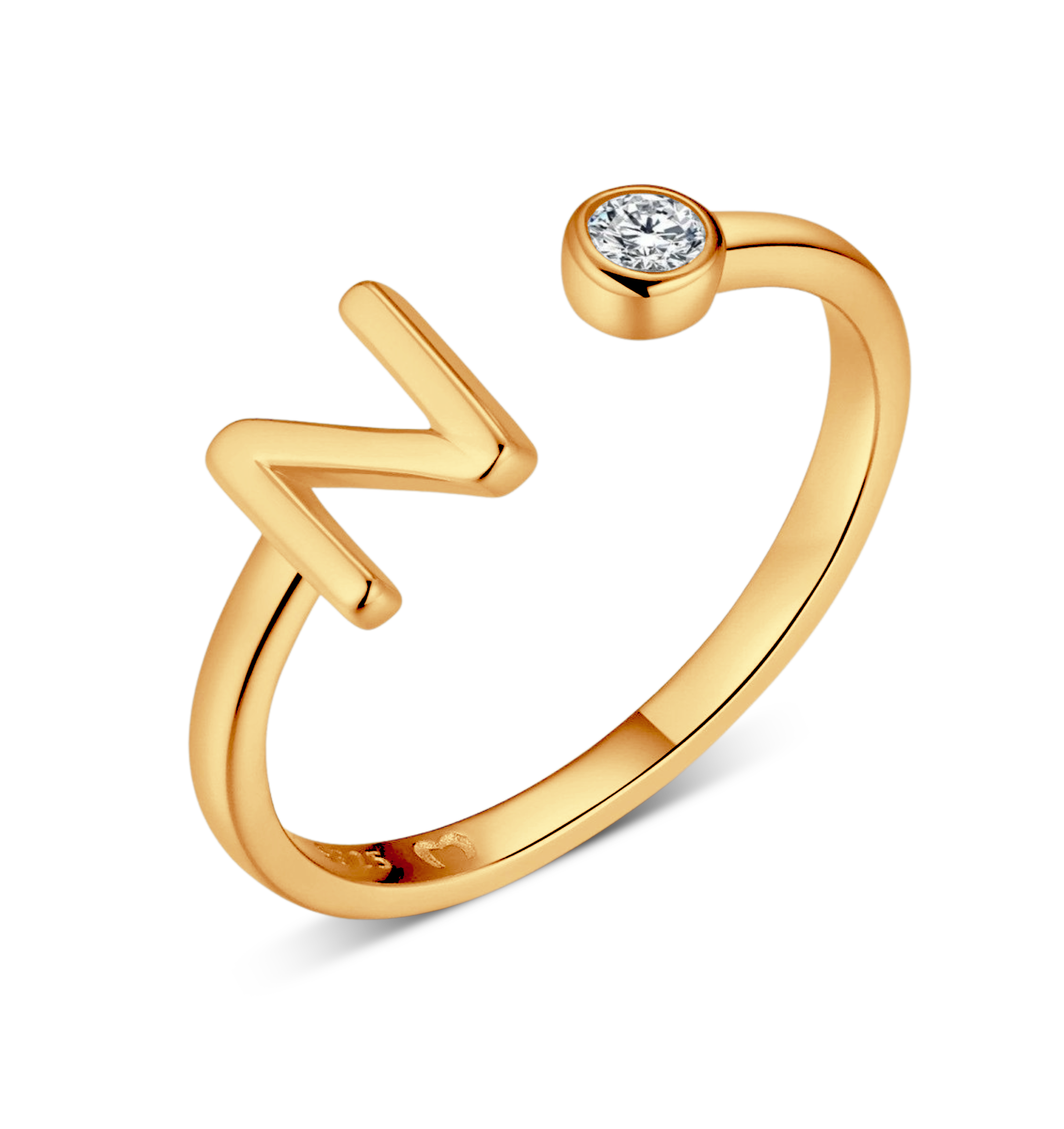 Top Letter Ring