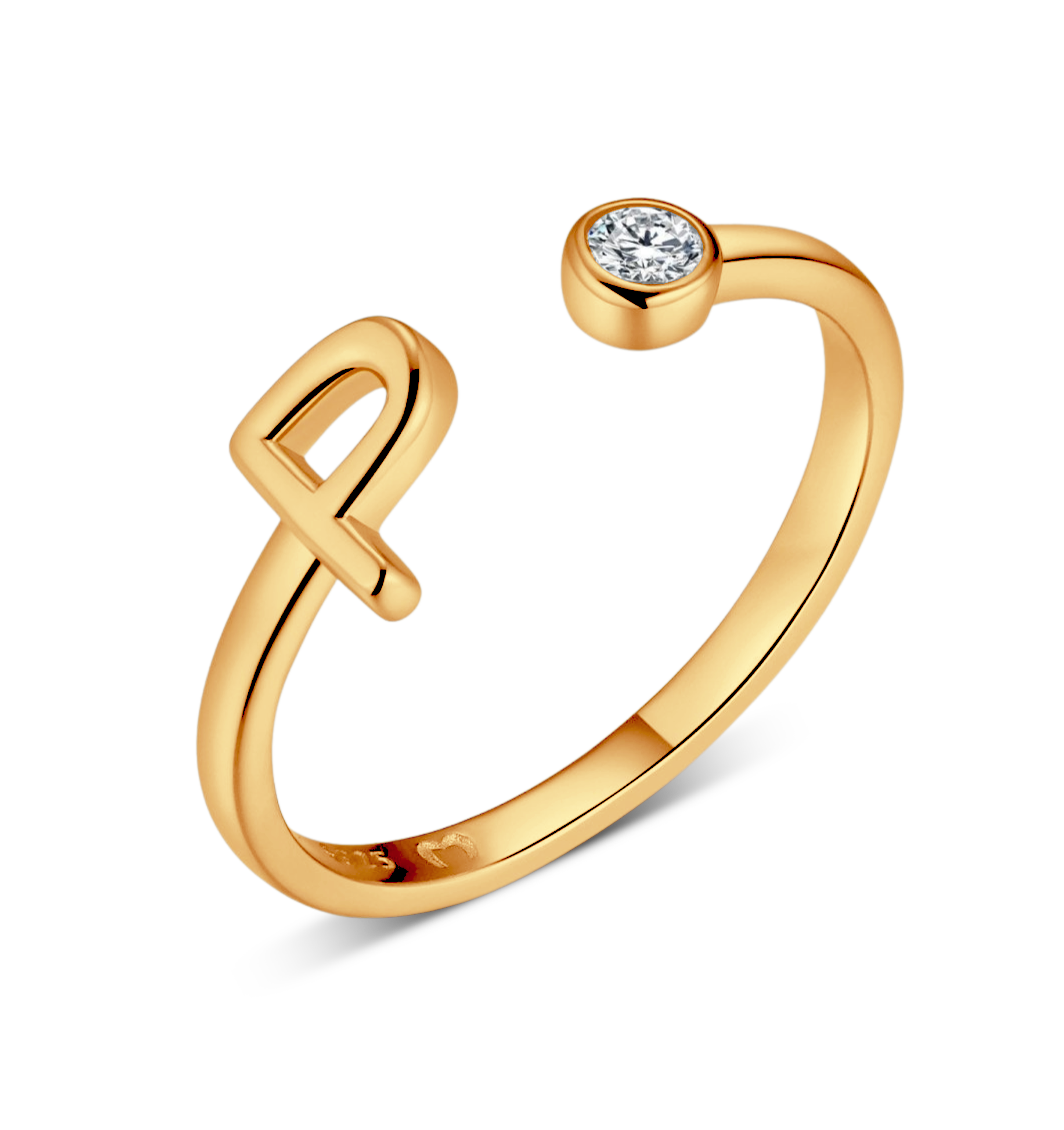 Top Letter Ring