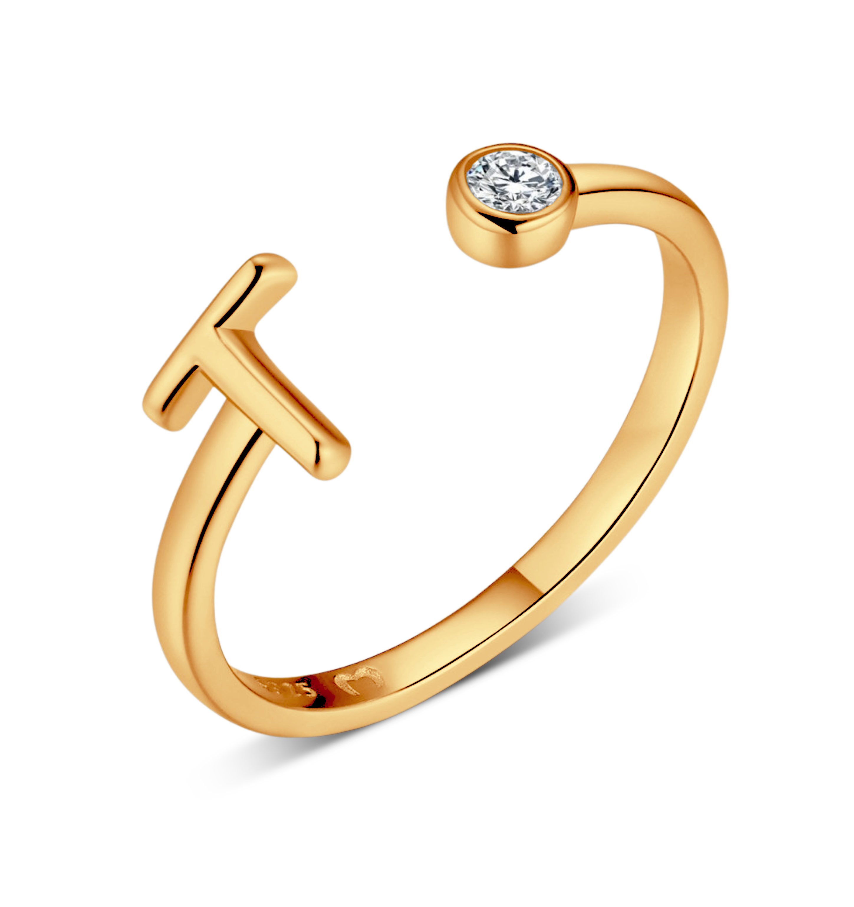 Top Letter Ring