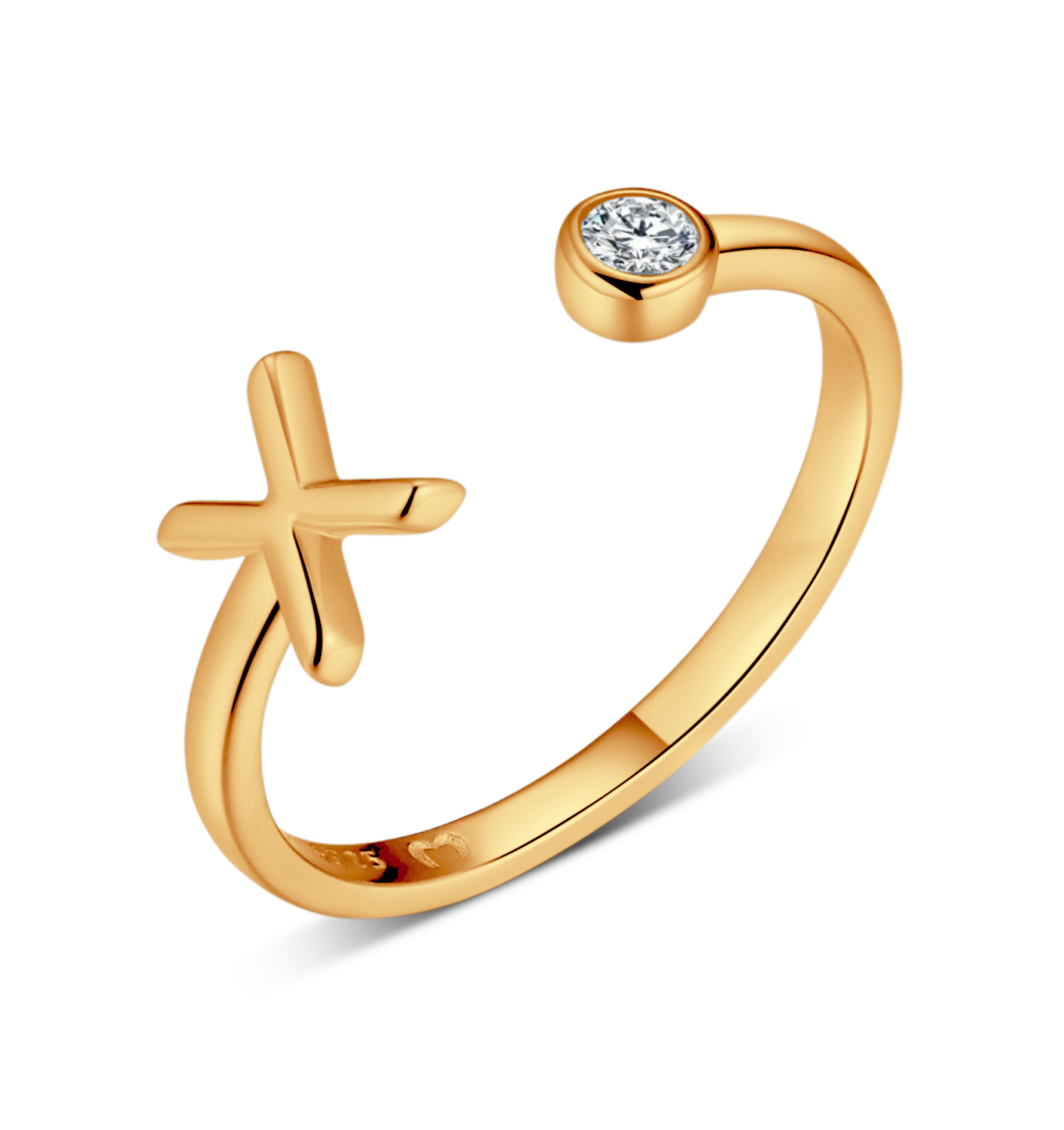 Top Letter Ring