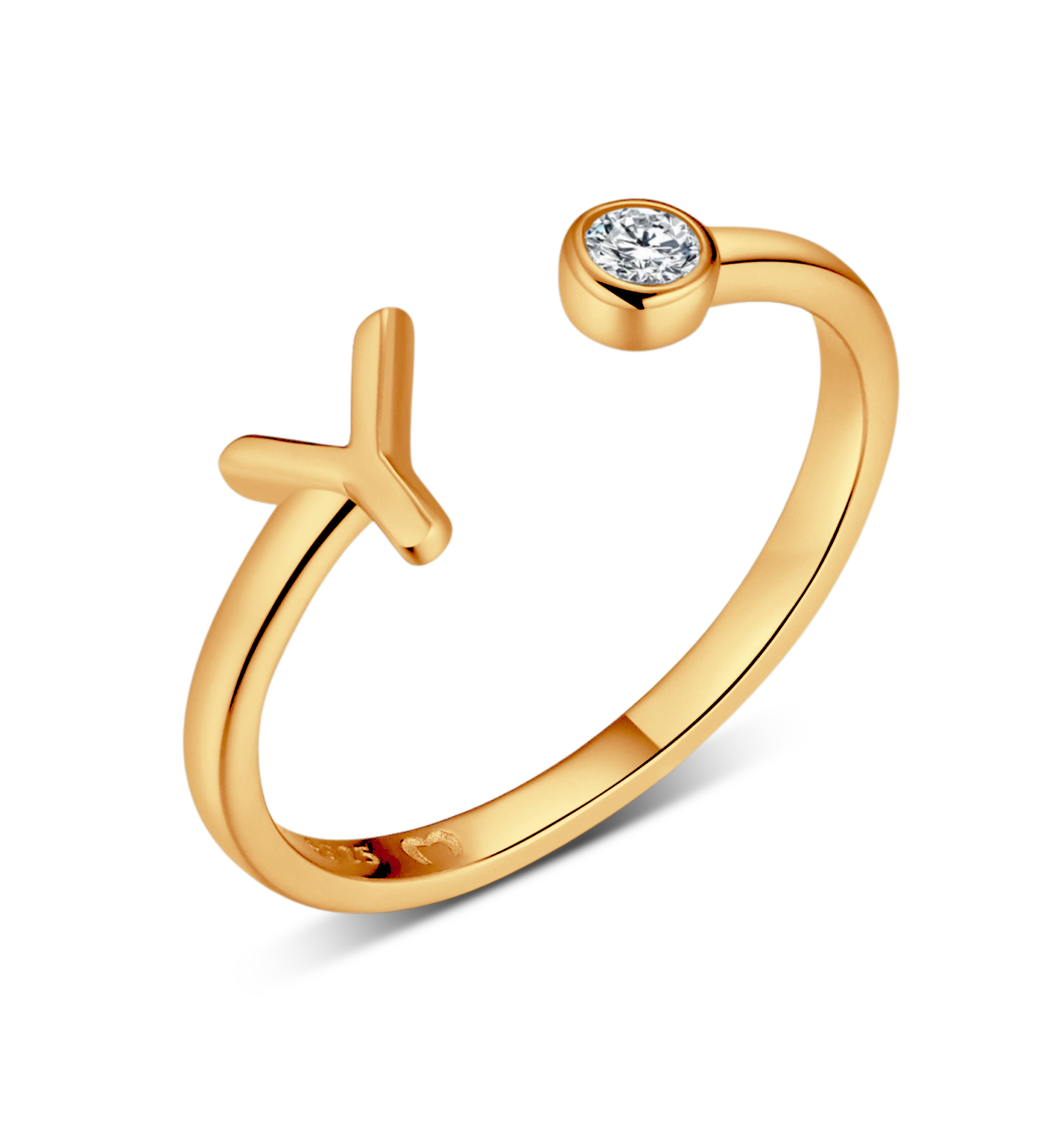 Top Letter Ring
