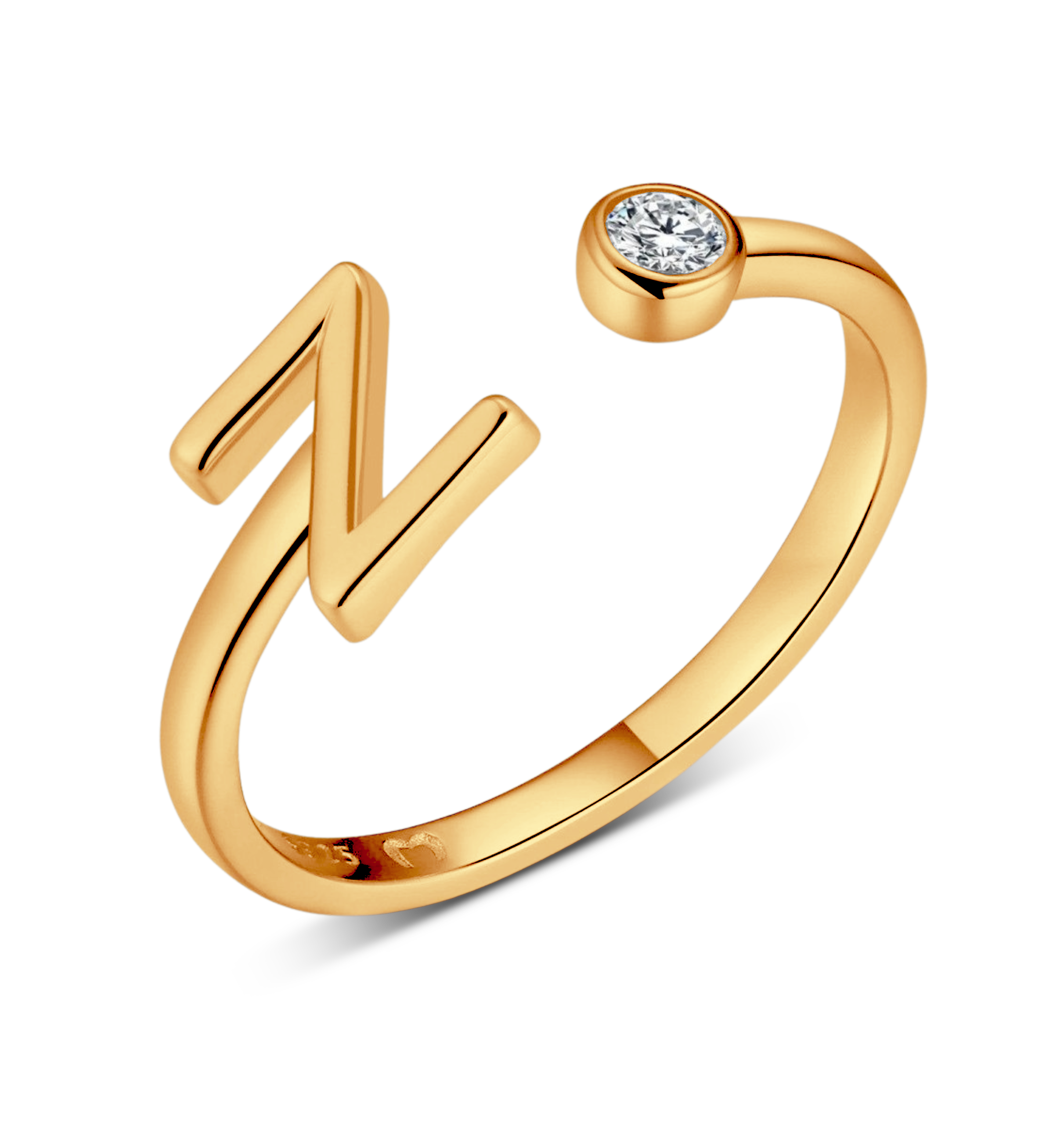 Top Letter Ring