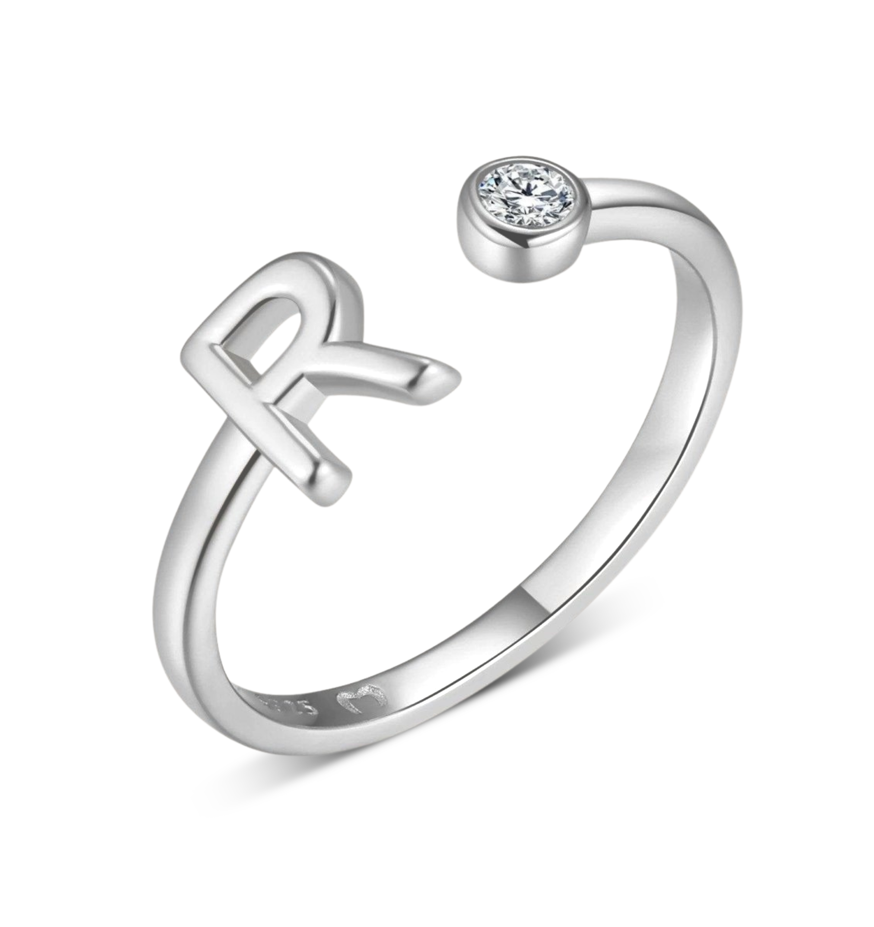 Top Letter Ring