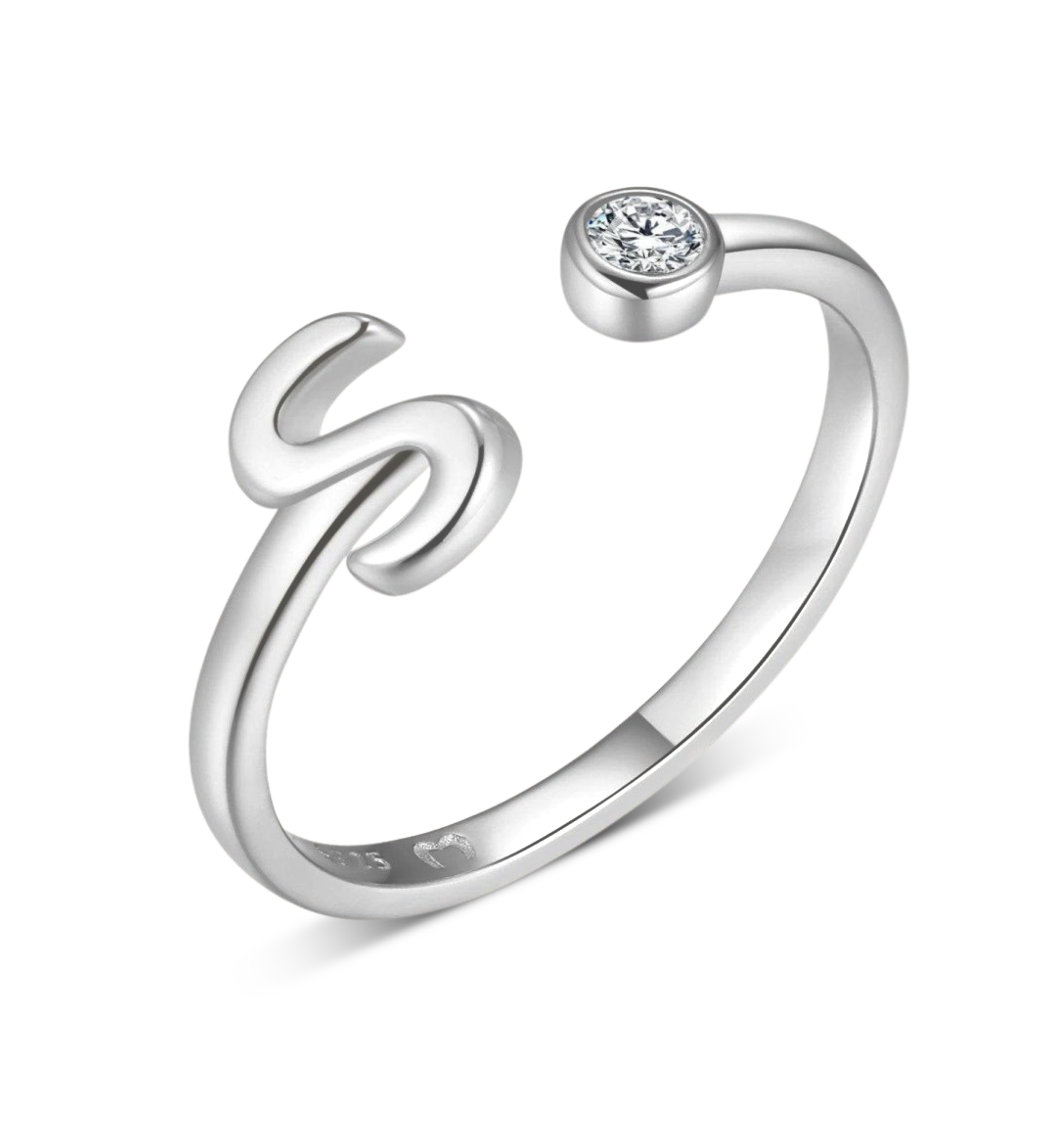 Top Letter Ring