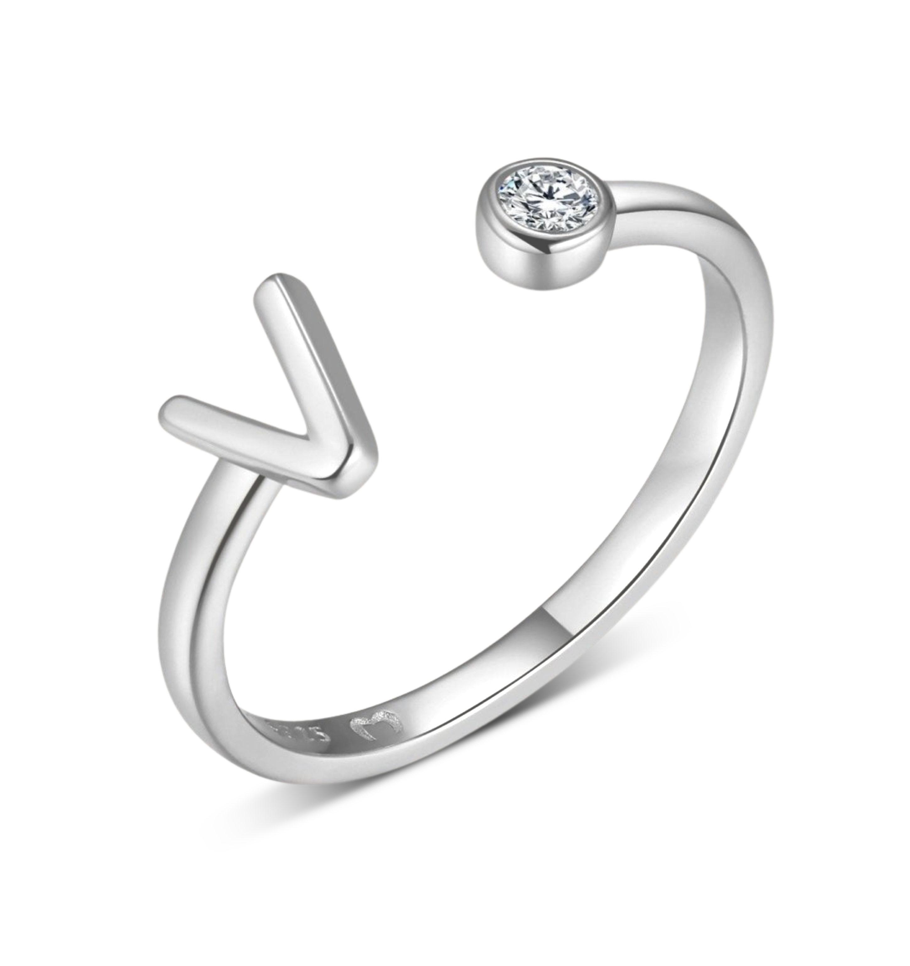 Top Letter Ring