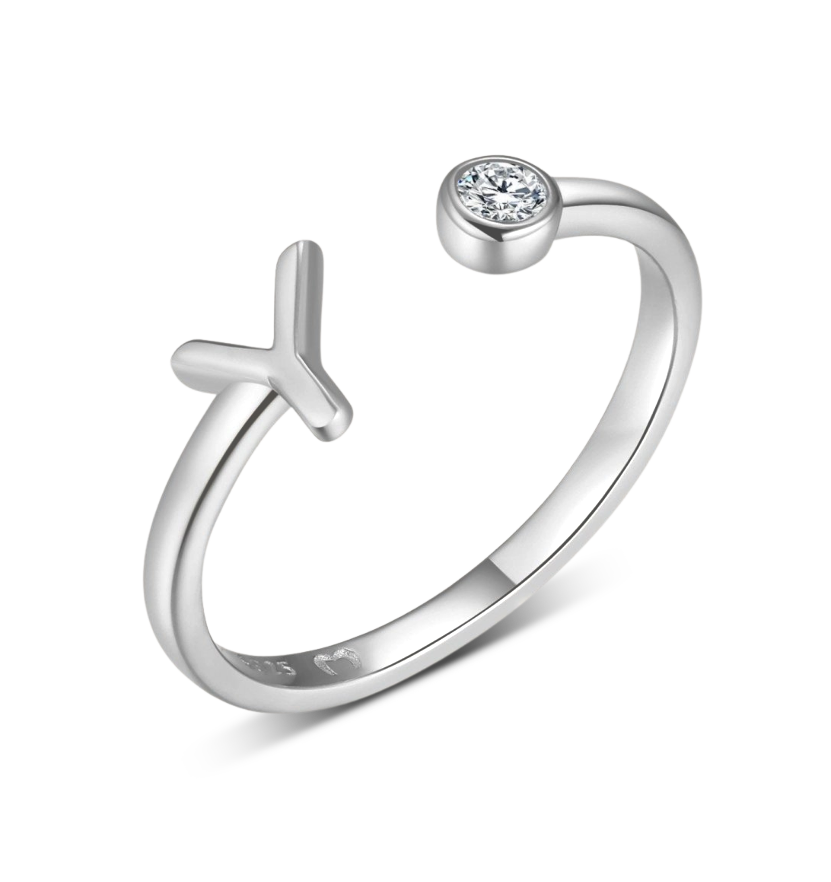 Top Letter Ring