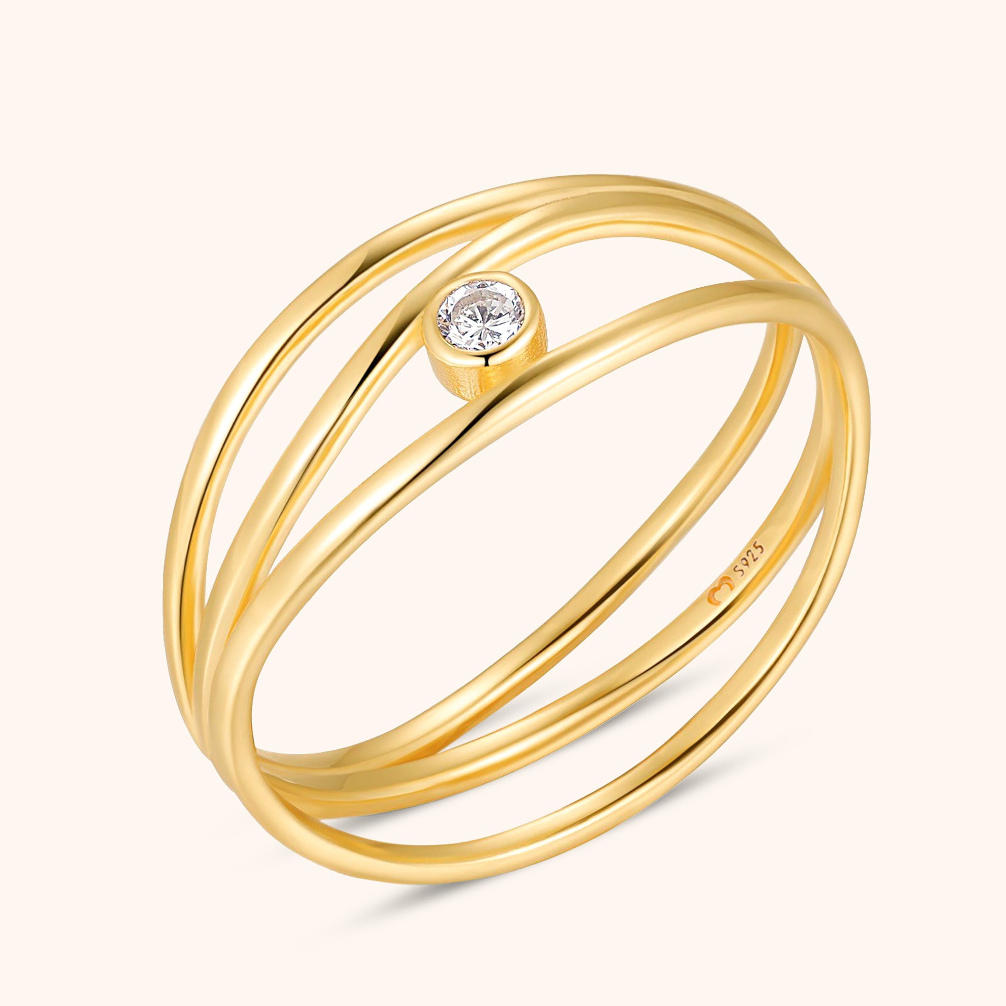 "Elliptic" Ring - SophiaJewels