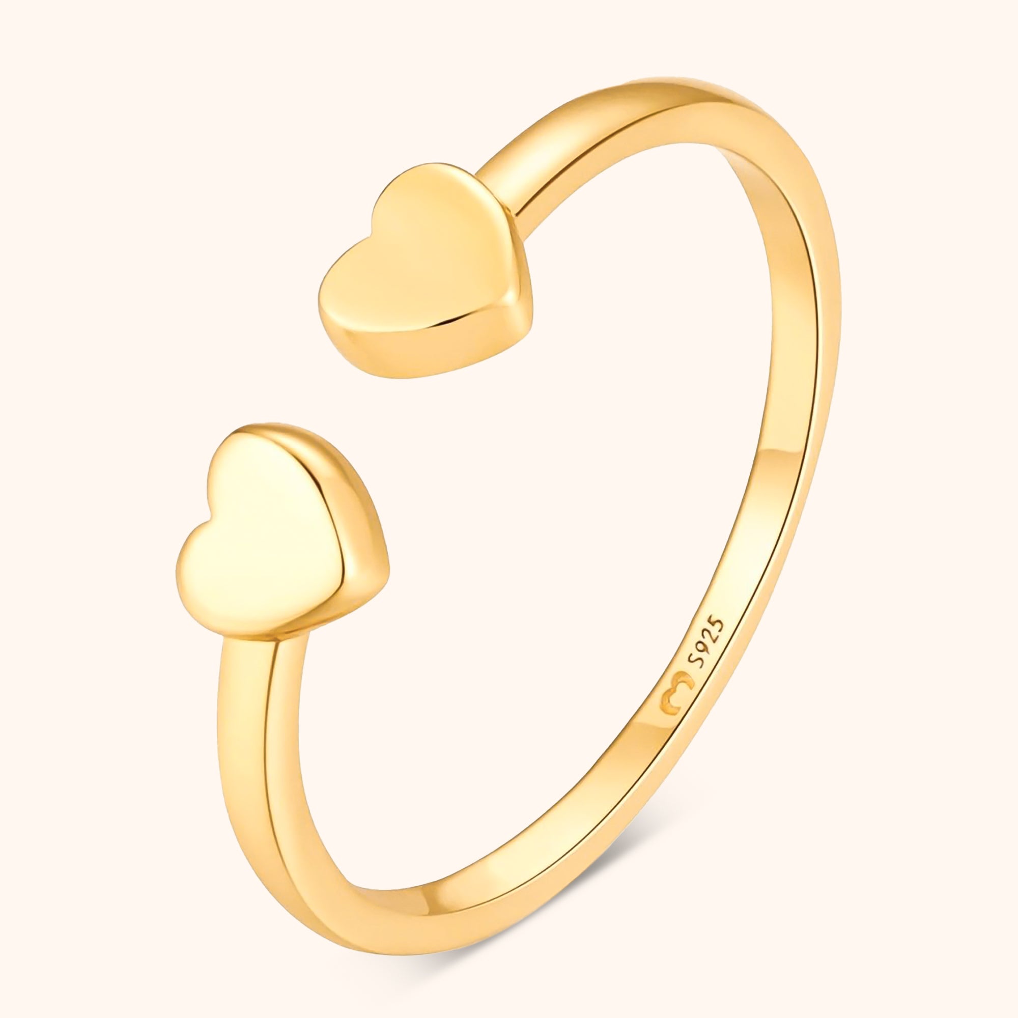 "Duplo Heart" Ring