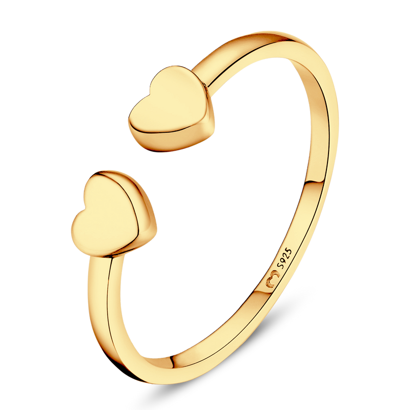 Duplo Heart Ring - SophiaJewels