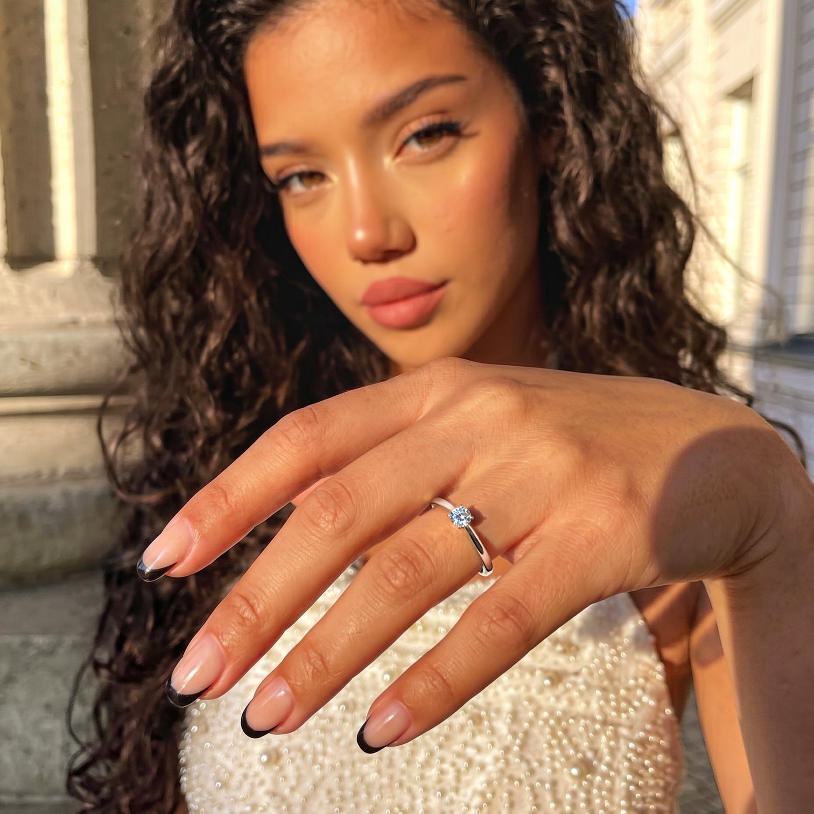 Round Zirconia Ring