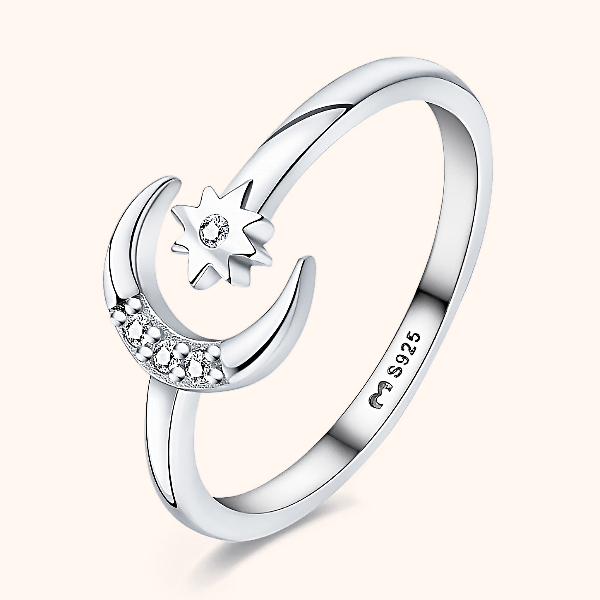 "Star and Moon" Ring - SophiaJewels