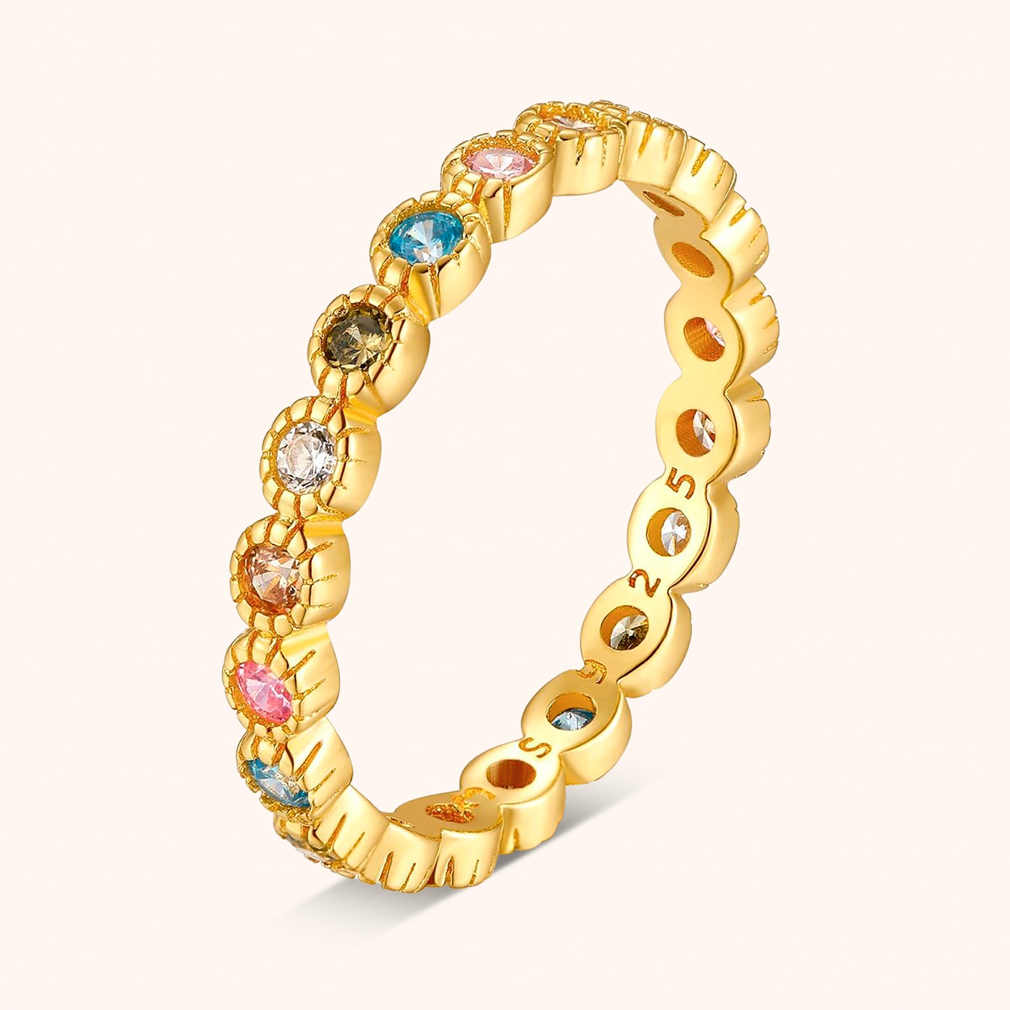 "Circular Colourful" Ring