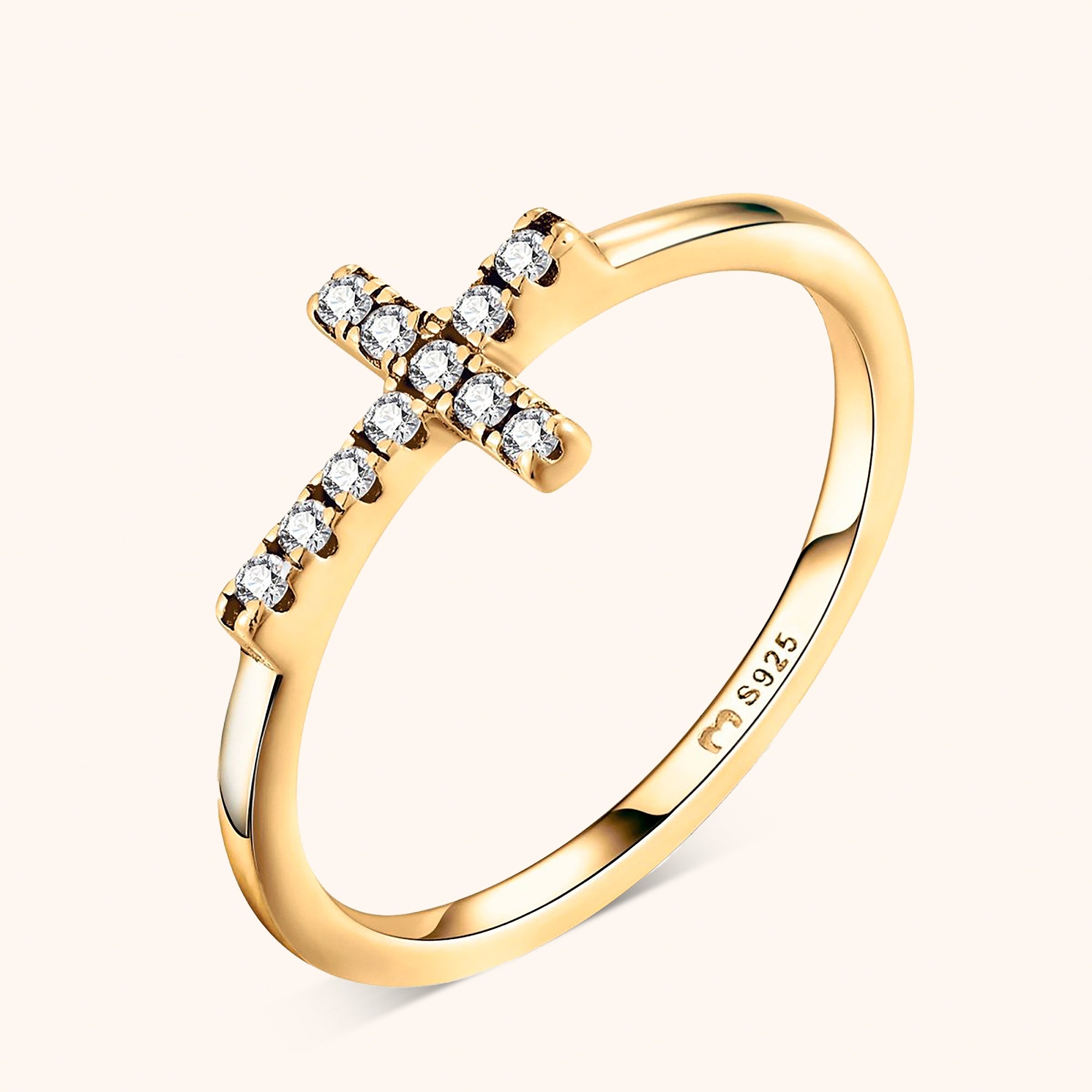 "Religious Cross" Ring - SophiaJewels