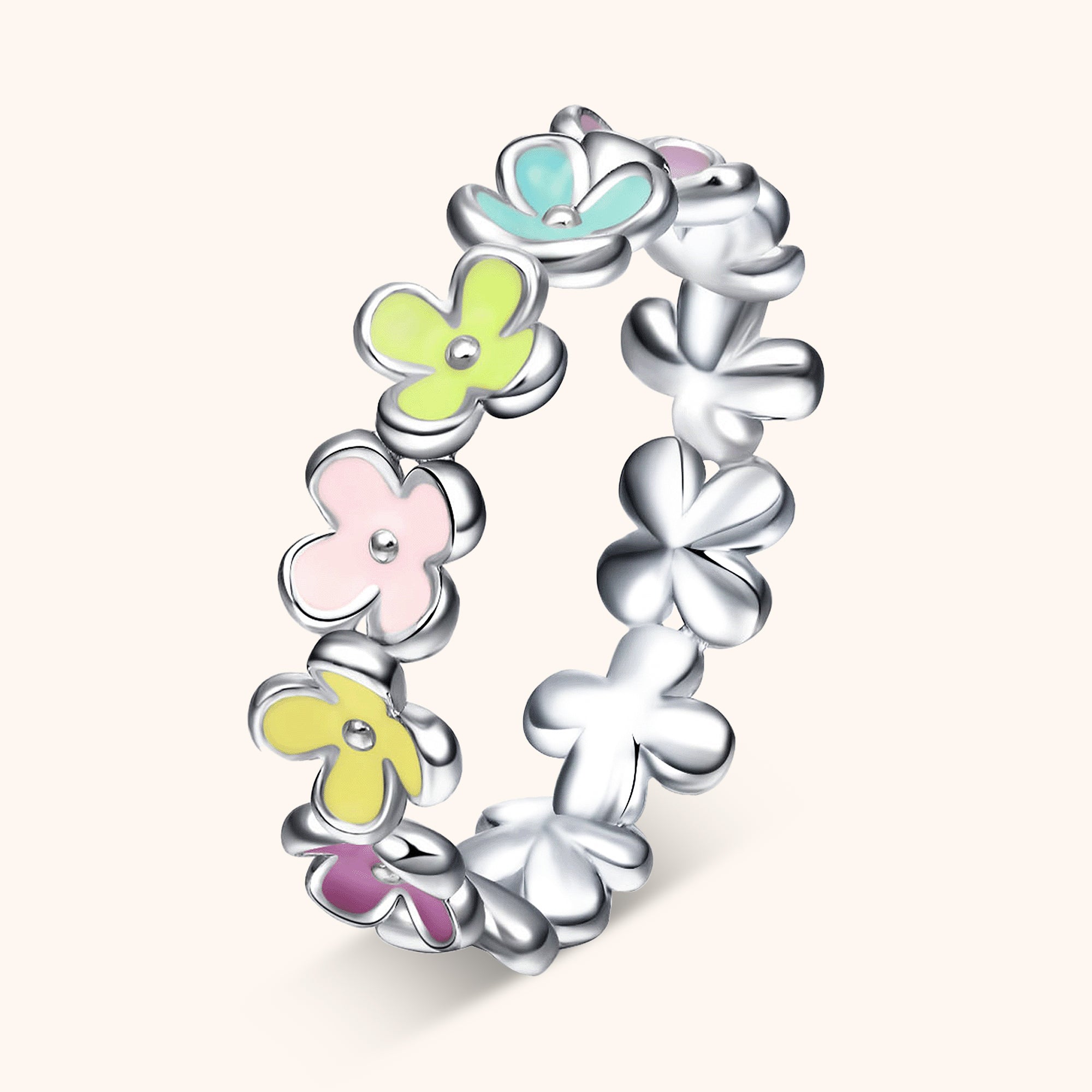 "Colourful Flowers" Ring
