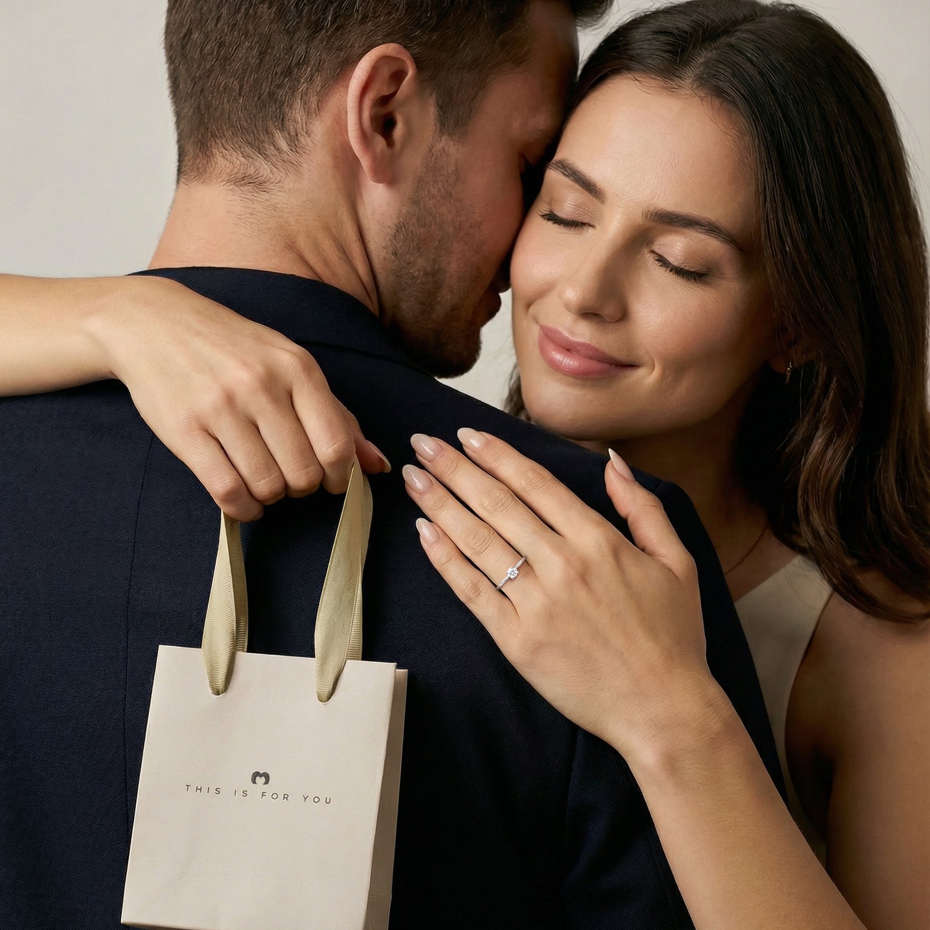 Solitaire Zirconia Ring