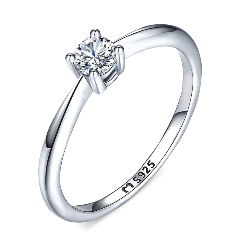 Solitaire Zirconia Ring - SophiaJewels