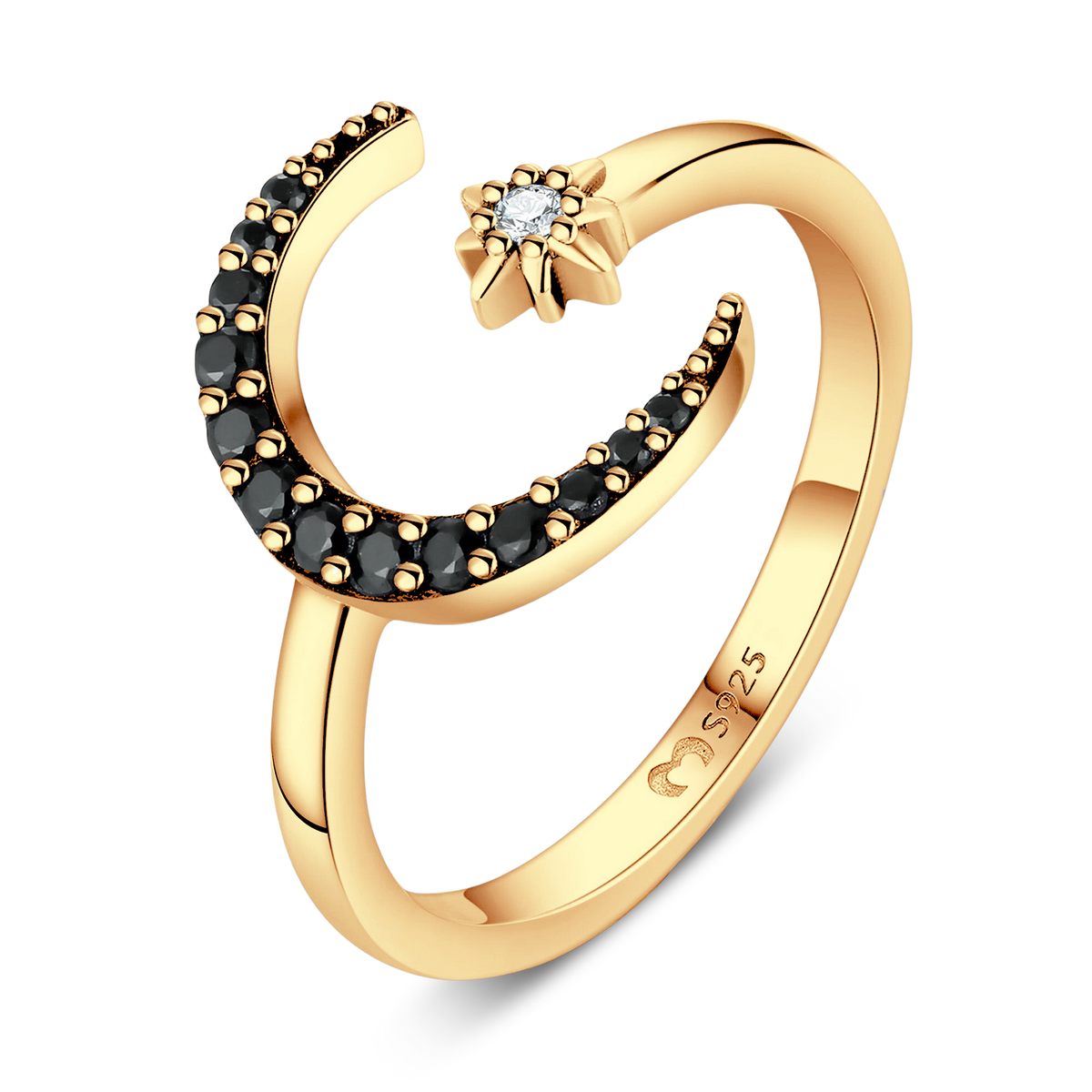 Crescent Moon Ring - SophiaJewels