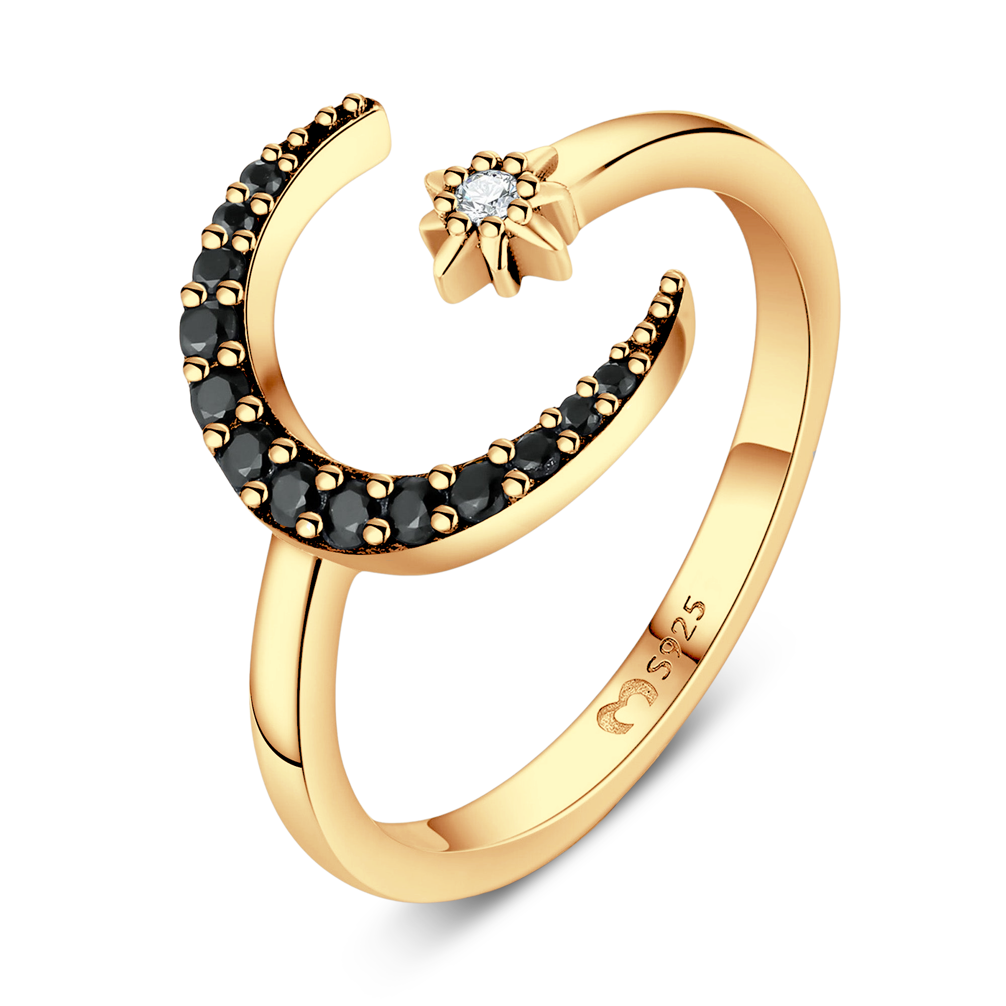 Crescent Moon Ring - SophiaJewels