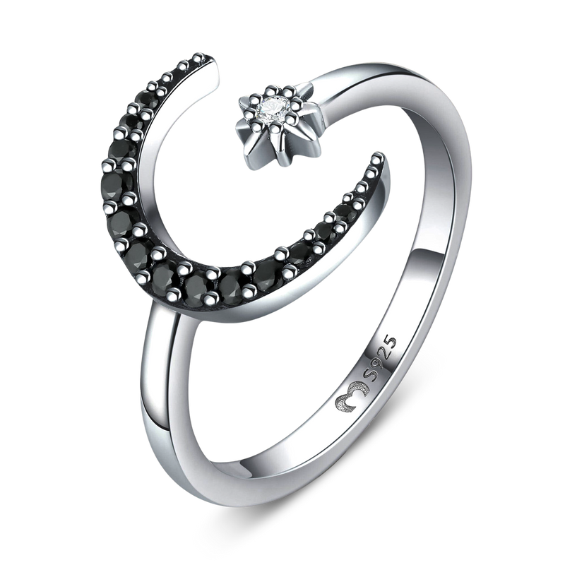 Crescent Moon Ring - SophiaJewels