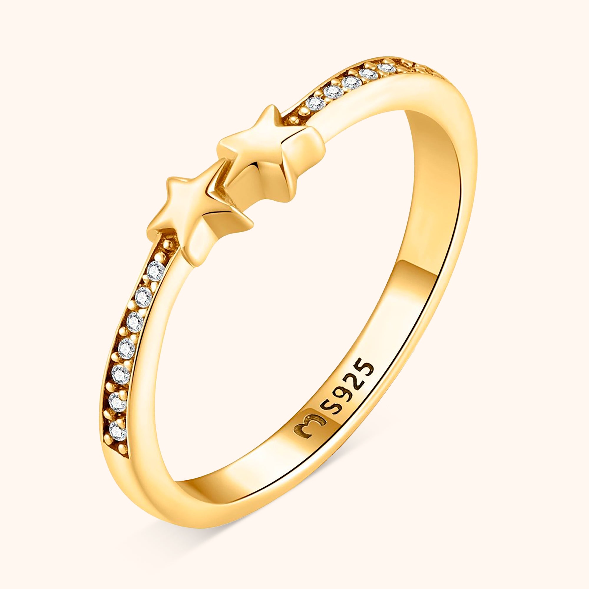 "Star Duo" Ring