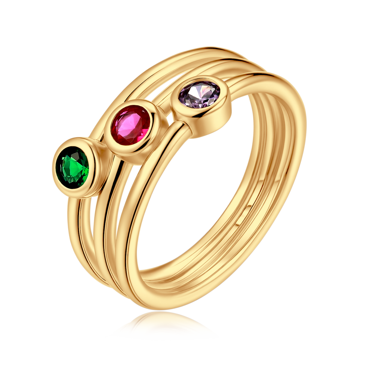 Triadic Ring - SophiaJewels