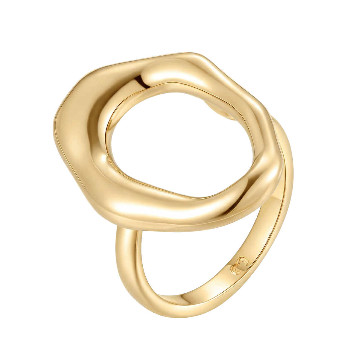 Asymmetrical Circle Ring
