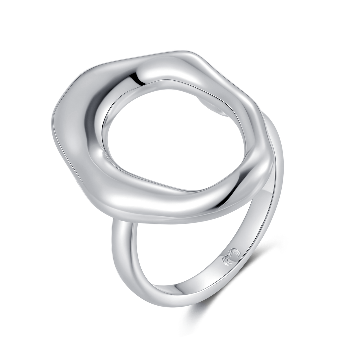 Asymmetrical Circle Ring