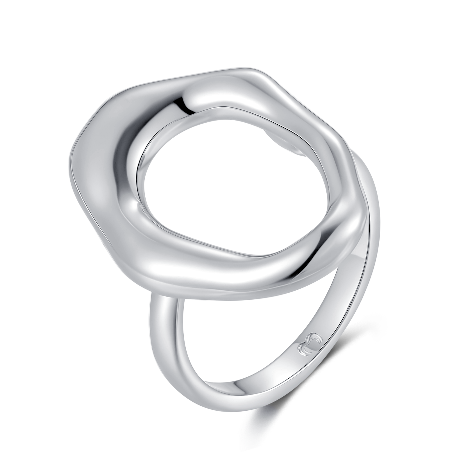 Asymmetrical Circle Ring