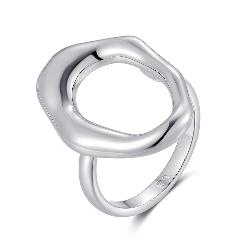 Asymmetrical Circle Ring