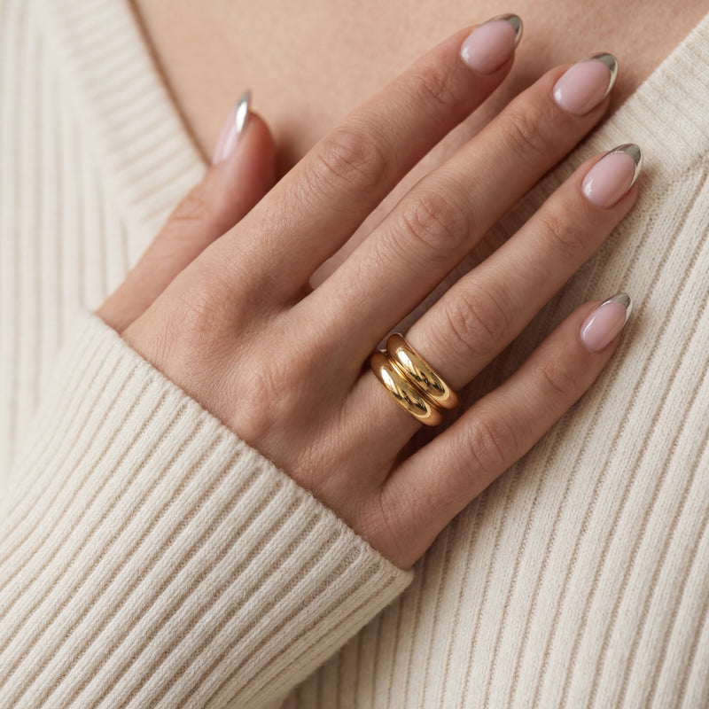 Double Fine Relief Ring