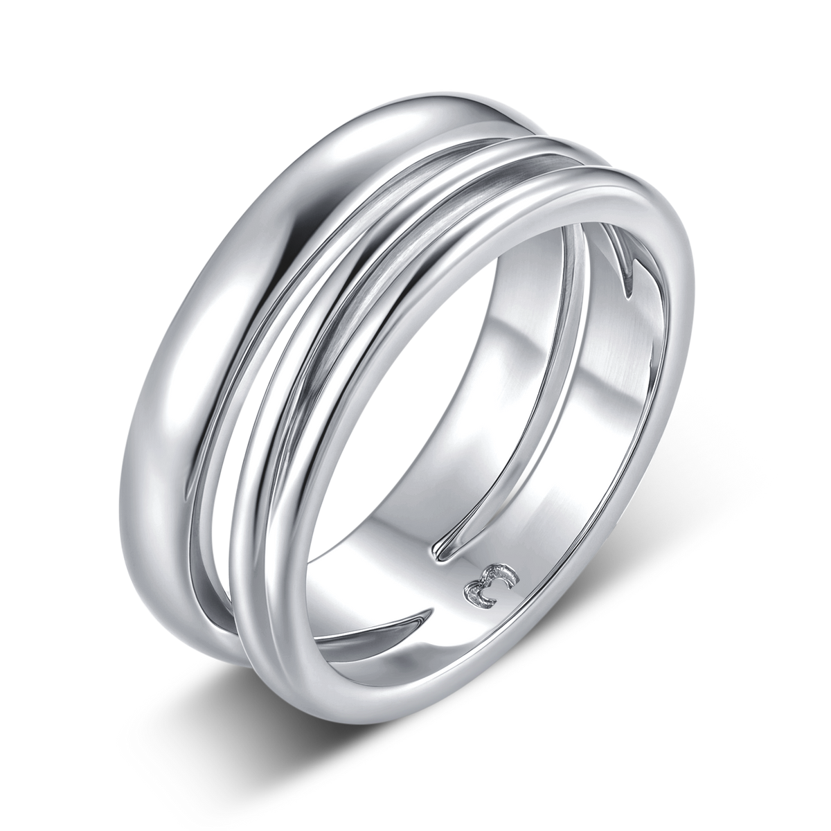Raised Lines Ring