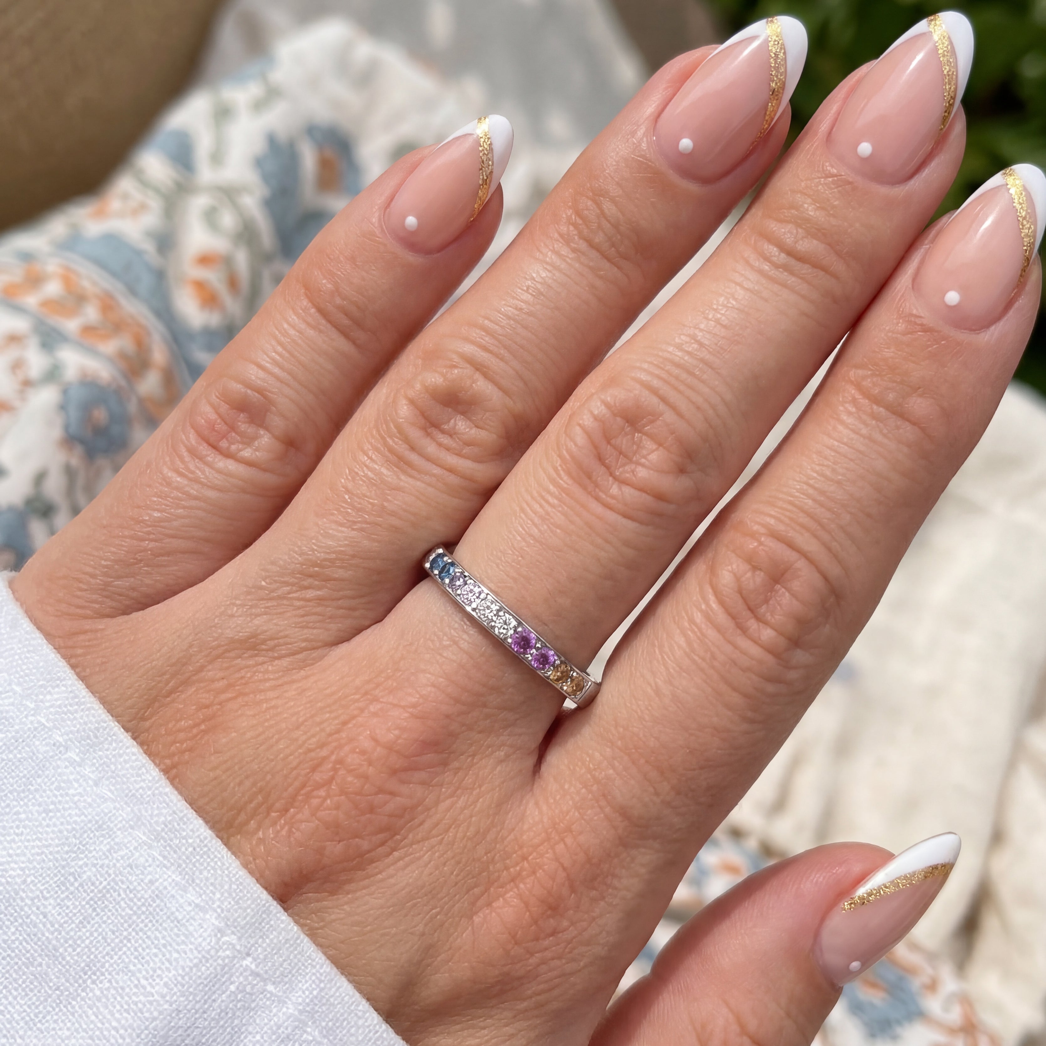 Colourful Thread Ring