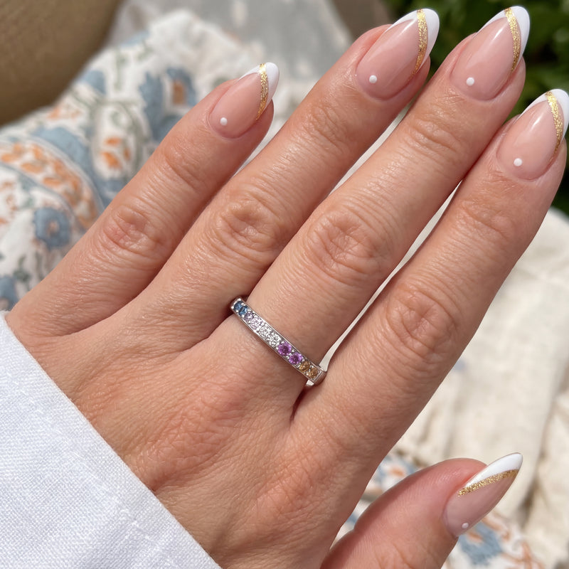Colourful Thread Ring